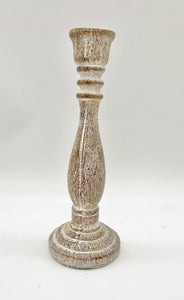Wood Embossed Candlestick