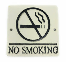 Load image into Gallery viewer, Metal No Smoking Sign
