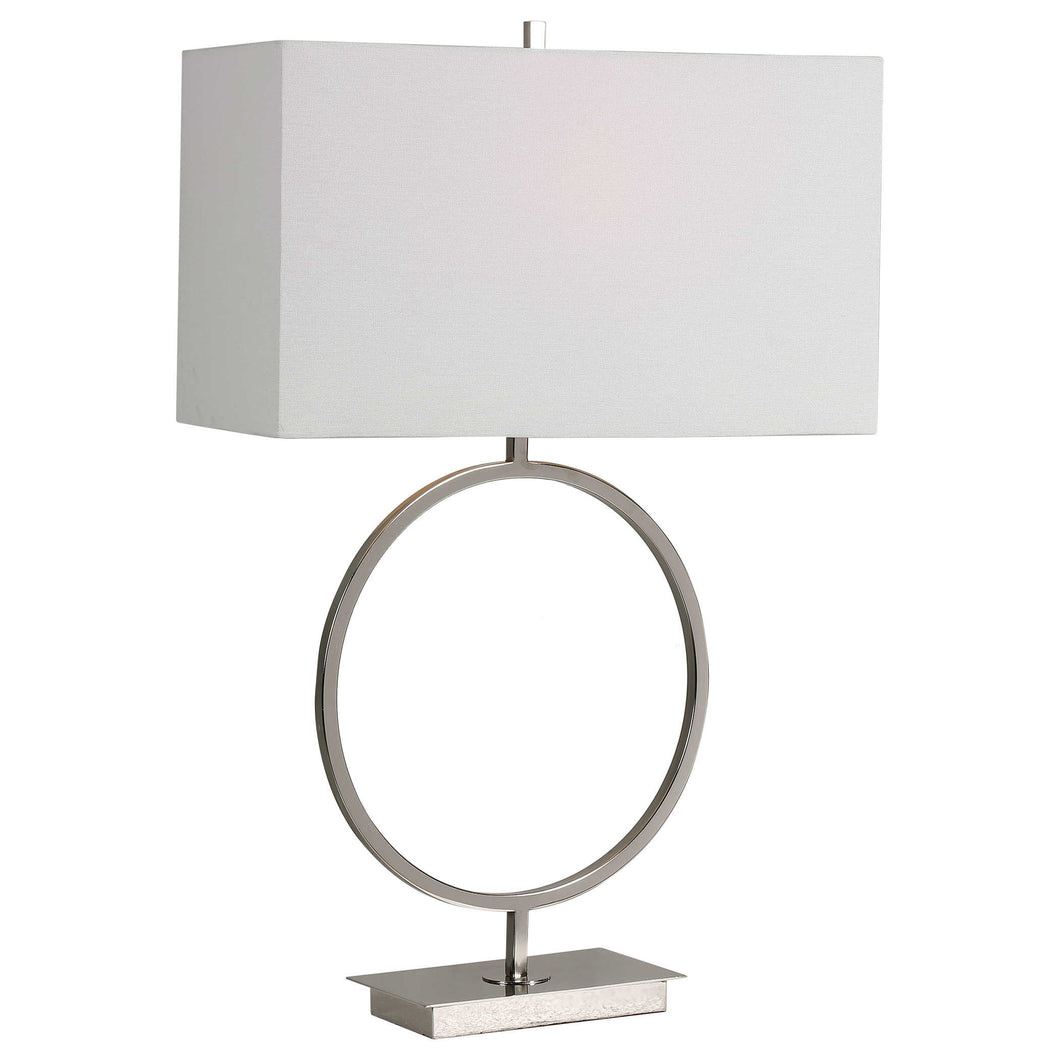 Metal Ring Table Lamp