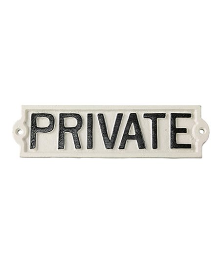 Private Sign